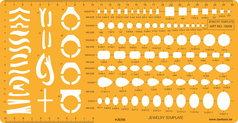 Jewelry Template - 18206/20206