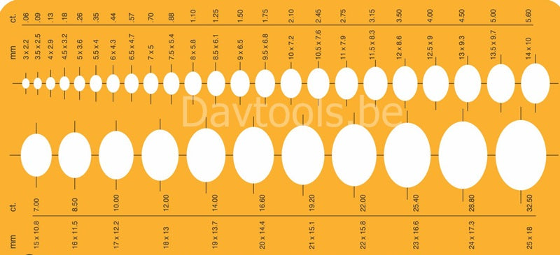 Jewelry Template - #2010 - OVAL