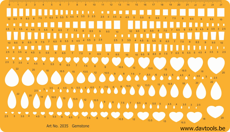 Jewelry Template - Gemstone - #2035