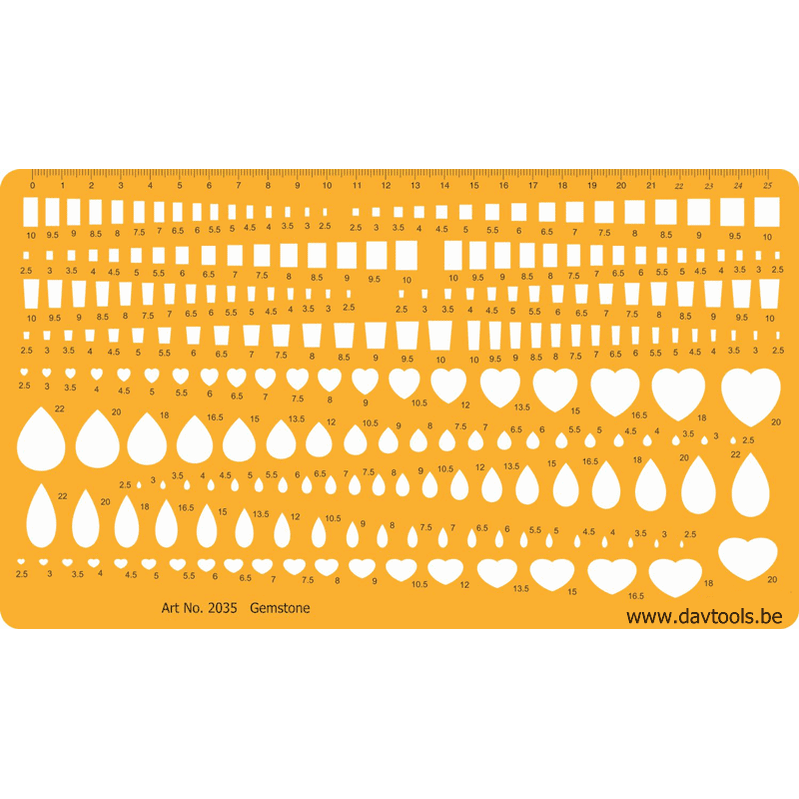 Jewelry Template - Gemstone - #2035