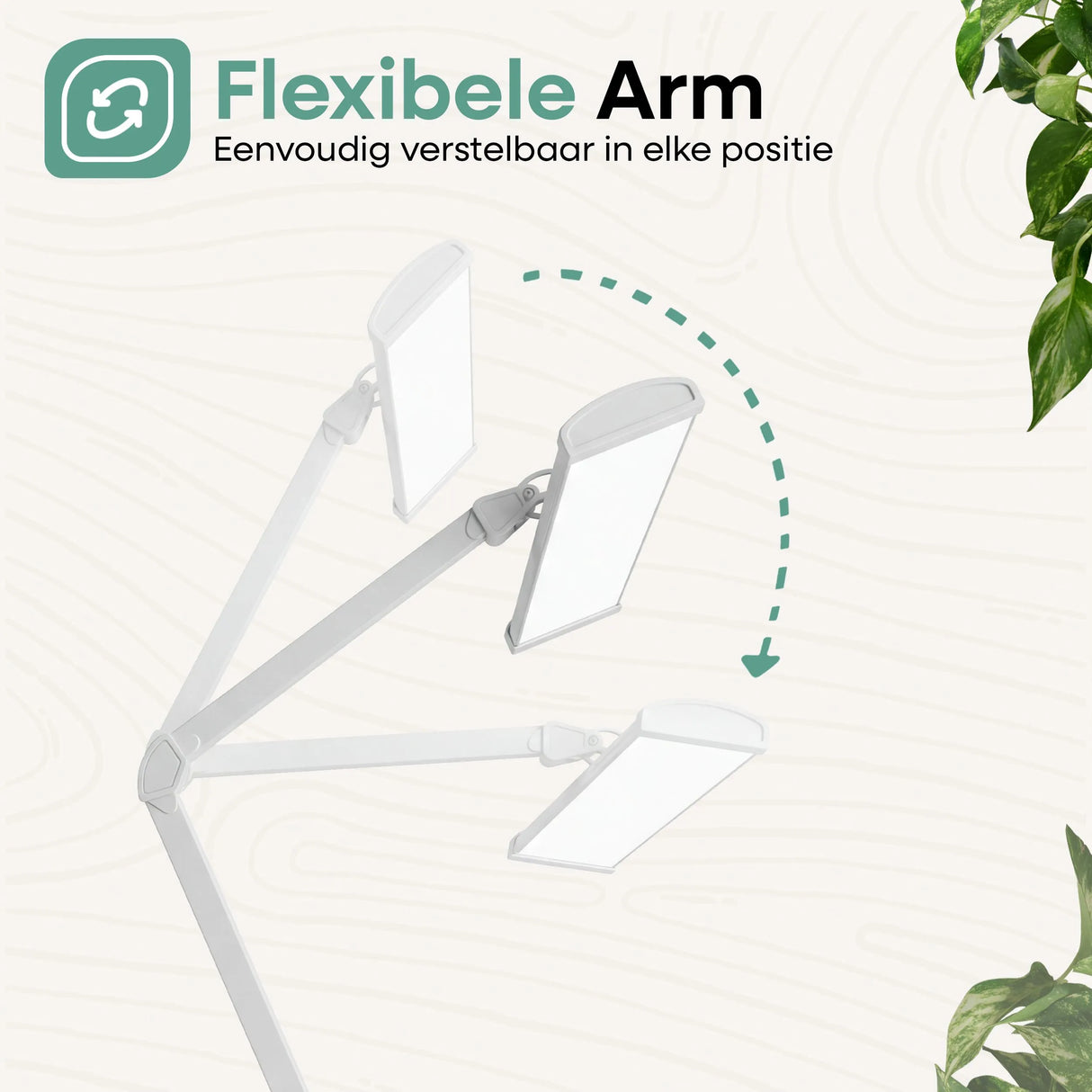 adjustable daylight lamp for jeweler workbench and fine detail tasks