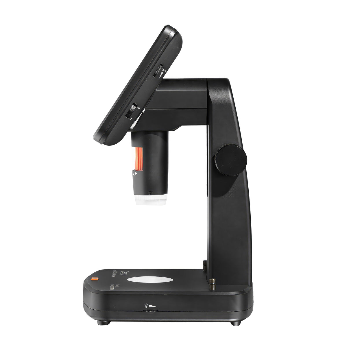 GEMAX Pro II-XL microscope photographing gemstones, digital microscope with HD screen for jewelry inspection