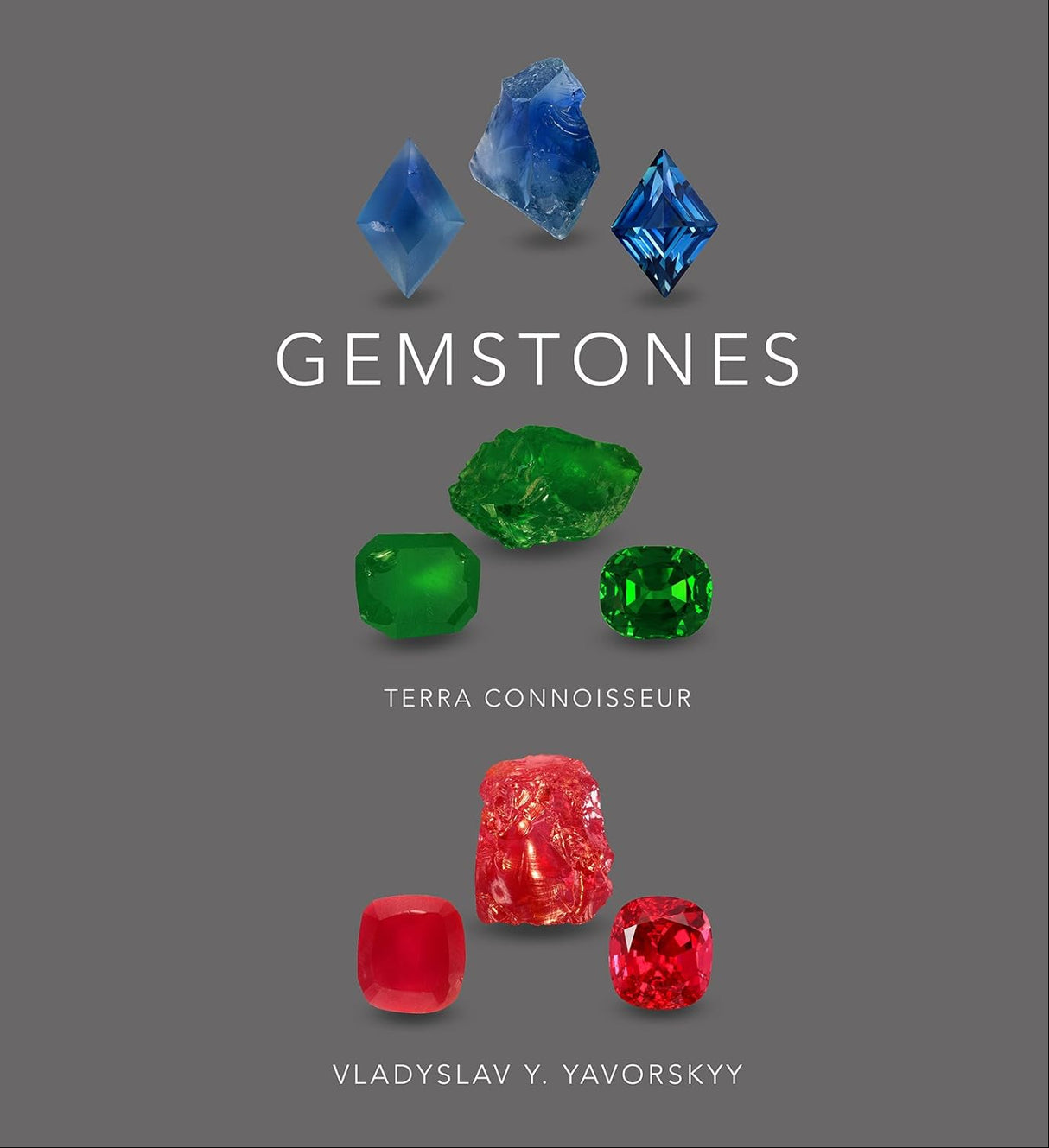 Terra Connoisseur hardcover book – natural gemstones faceted and rough