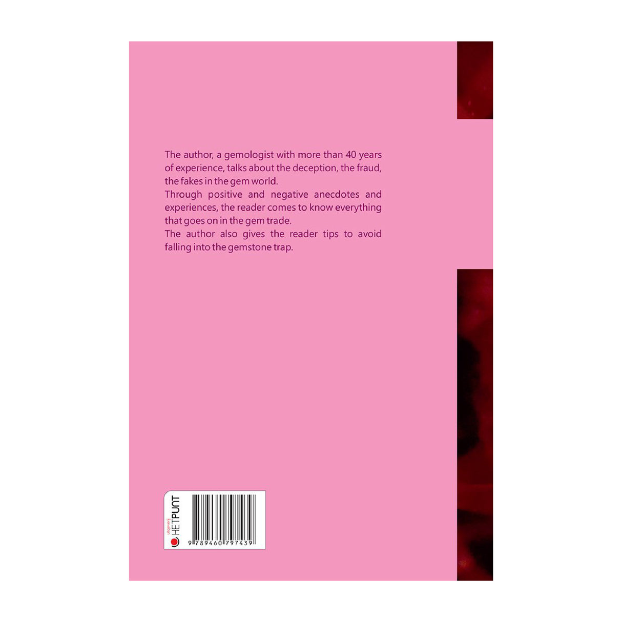 Gemstones, …a Pitfall? soft cover book by Roger Dedeyne, gemstone fraud and trade awareness guide, 157 pages back