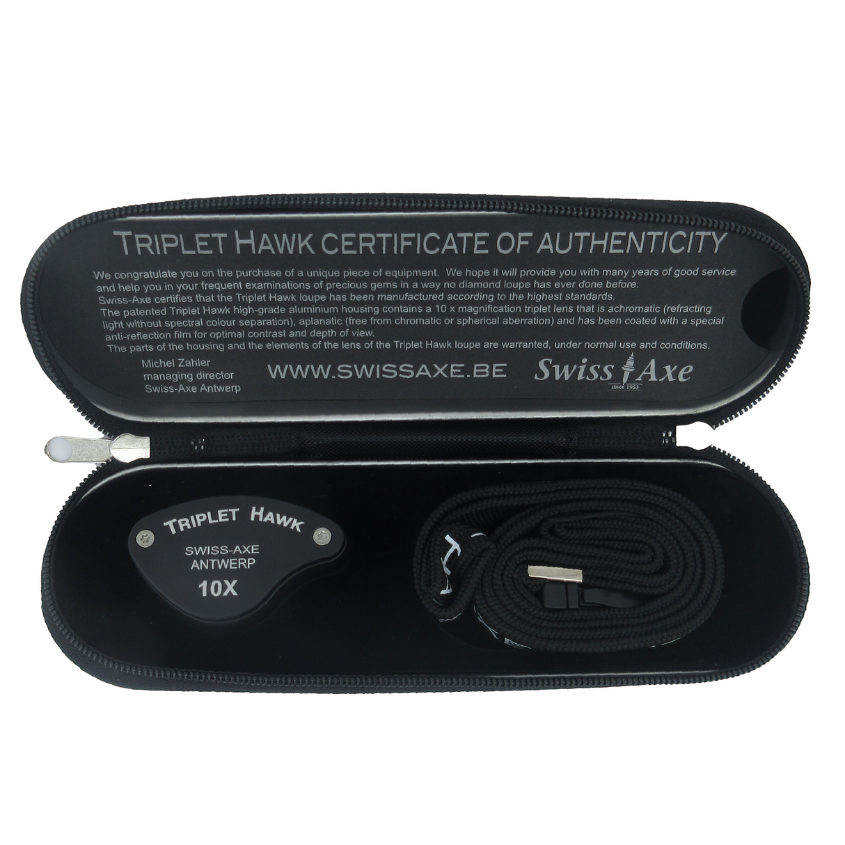 SwissAxe Triplet Hawk Loupe