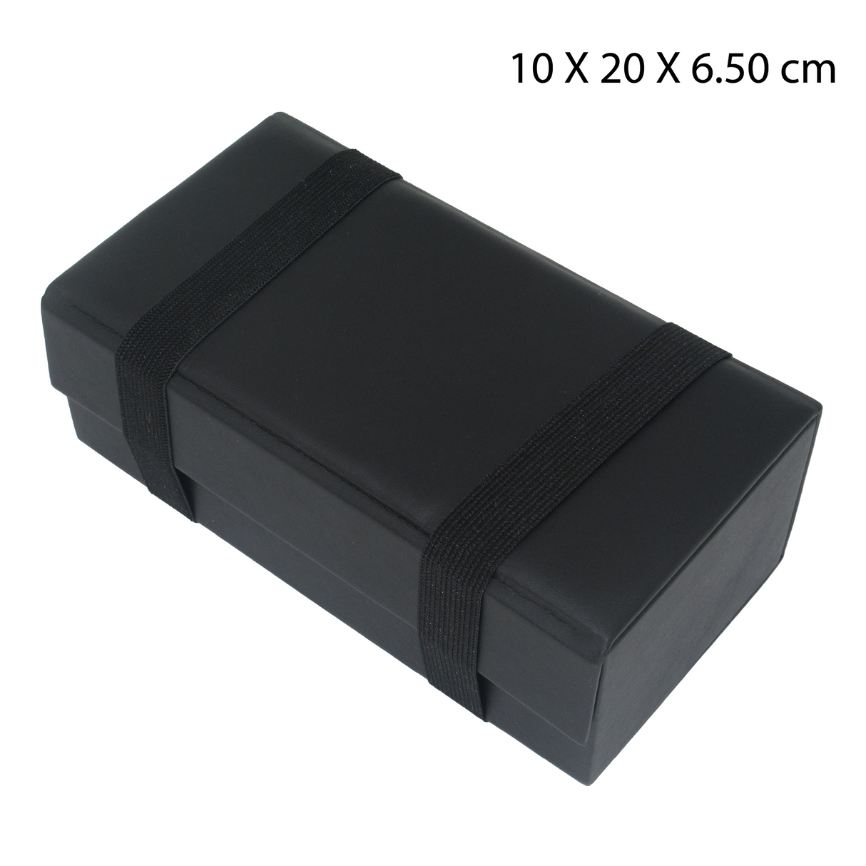 Leather Stock Keeping Boxes - Black