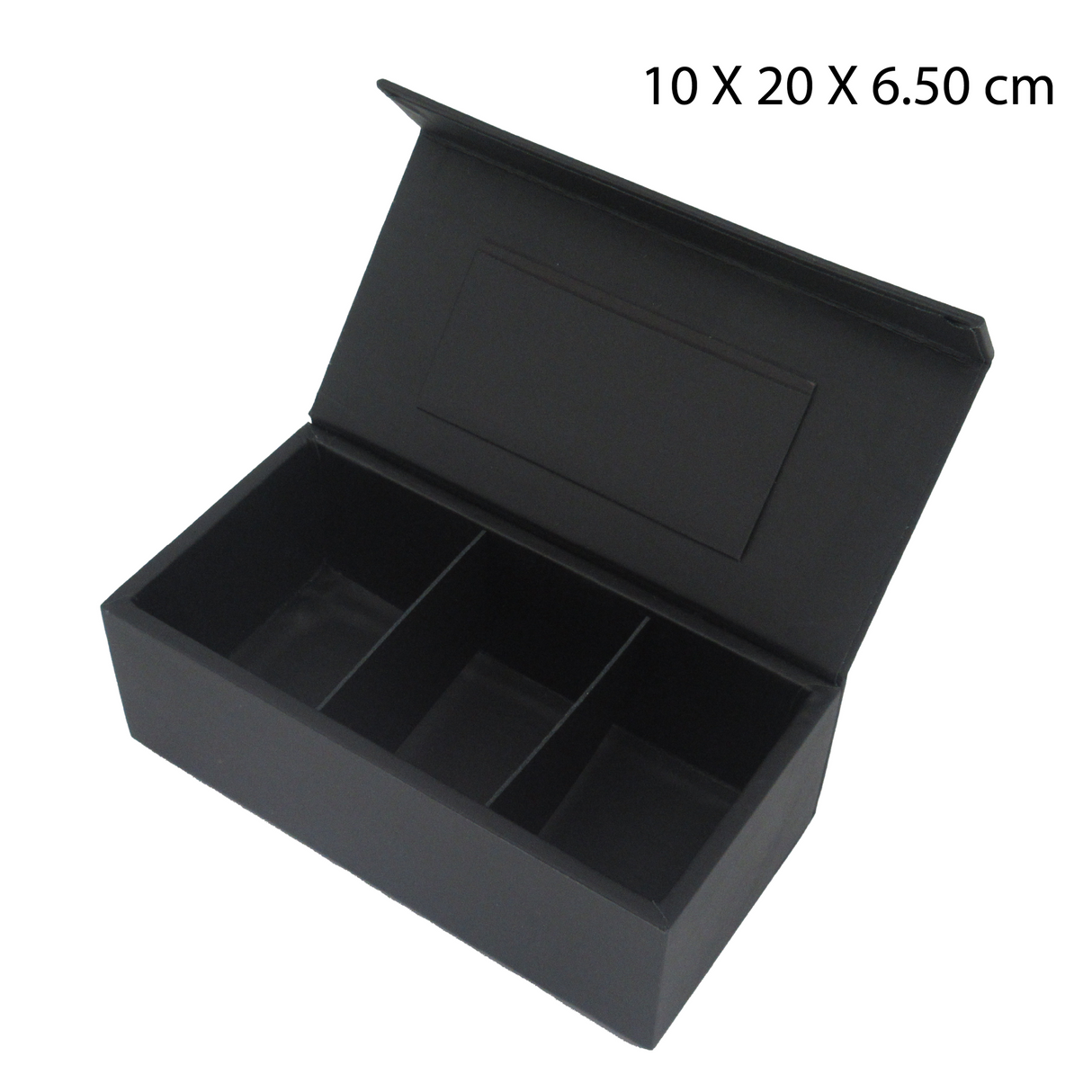Leather Stock Keeping Boxes - Black