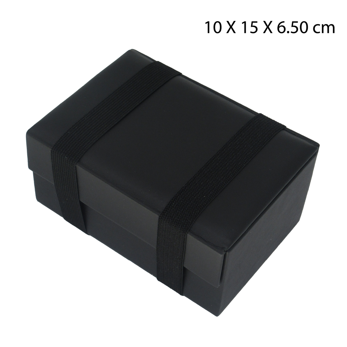Leather Stock Keeping Boxes - Black