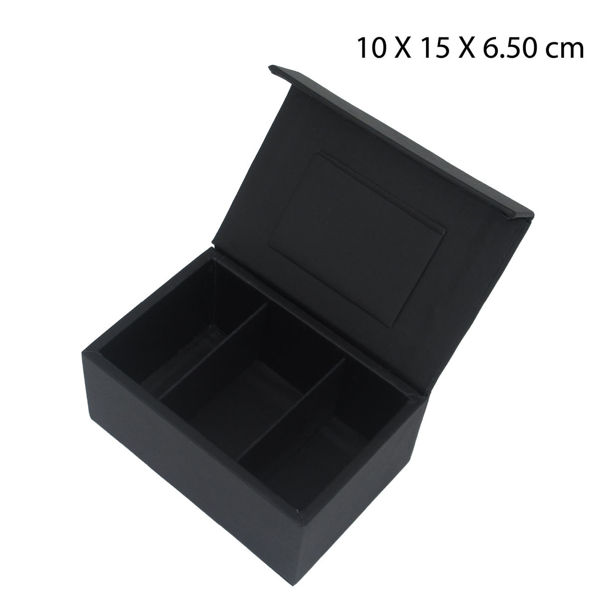 Leather Stock Keeping Boxes - Black
