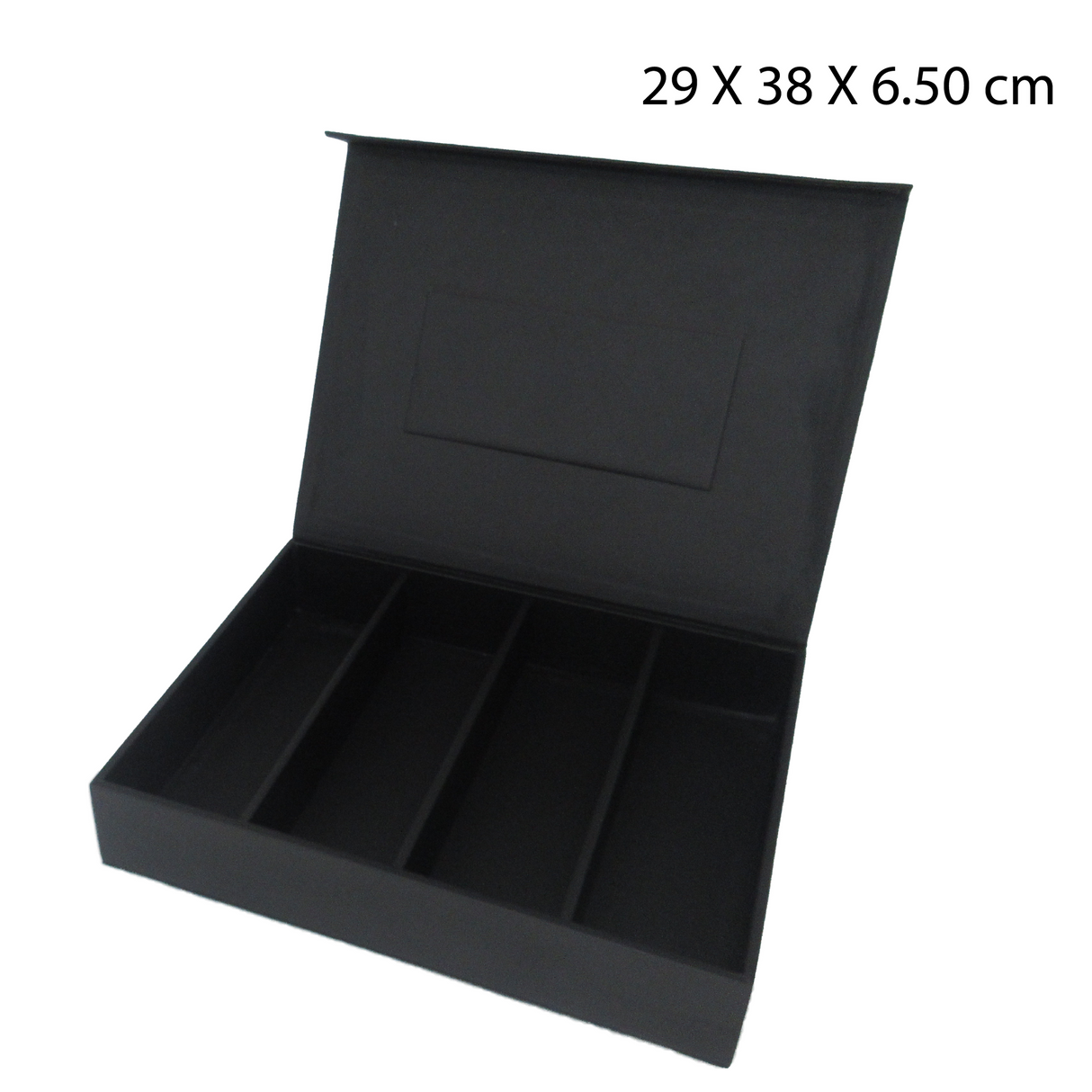 Leather Stock Keeping Boxes - Black