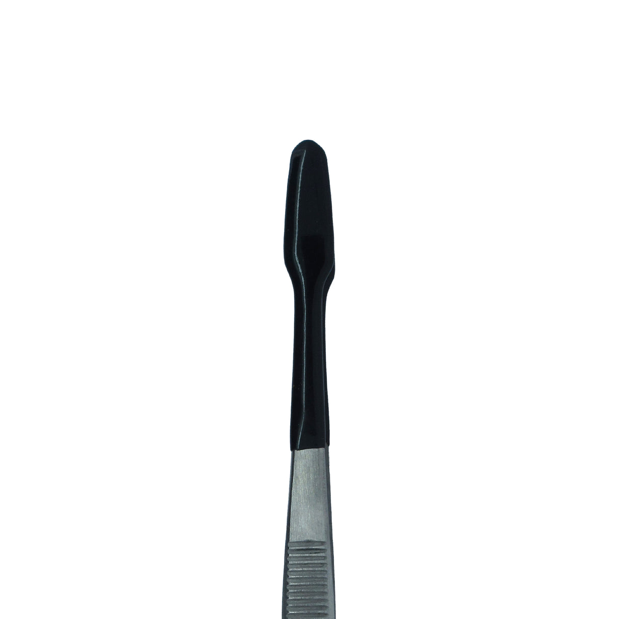 Jewelers tweezers with protective rubber coating