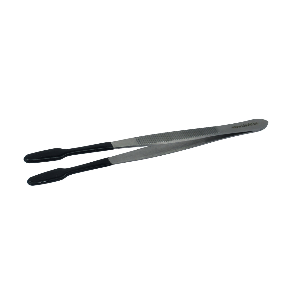 Jewelry tweezers with soft rubber tips close-up