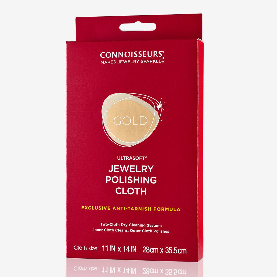 Connoisseurs® UltraSoft Gold Jewelry Polishing Cloth