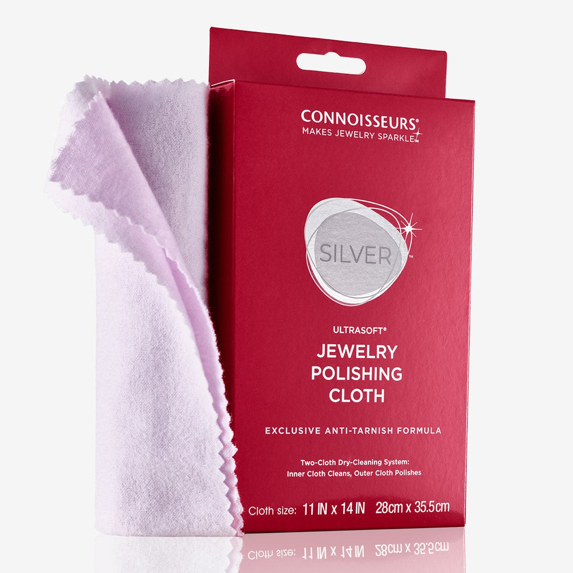 Connoisseurs® UltraSoft Silver Jewelry Polishing Cloth