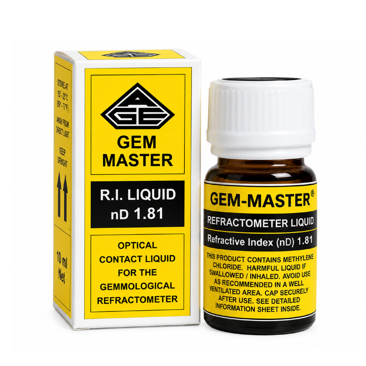 Gem Master refractive index fluid 1.81 for gemological refractometers