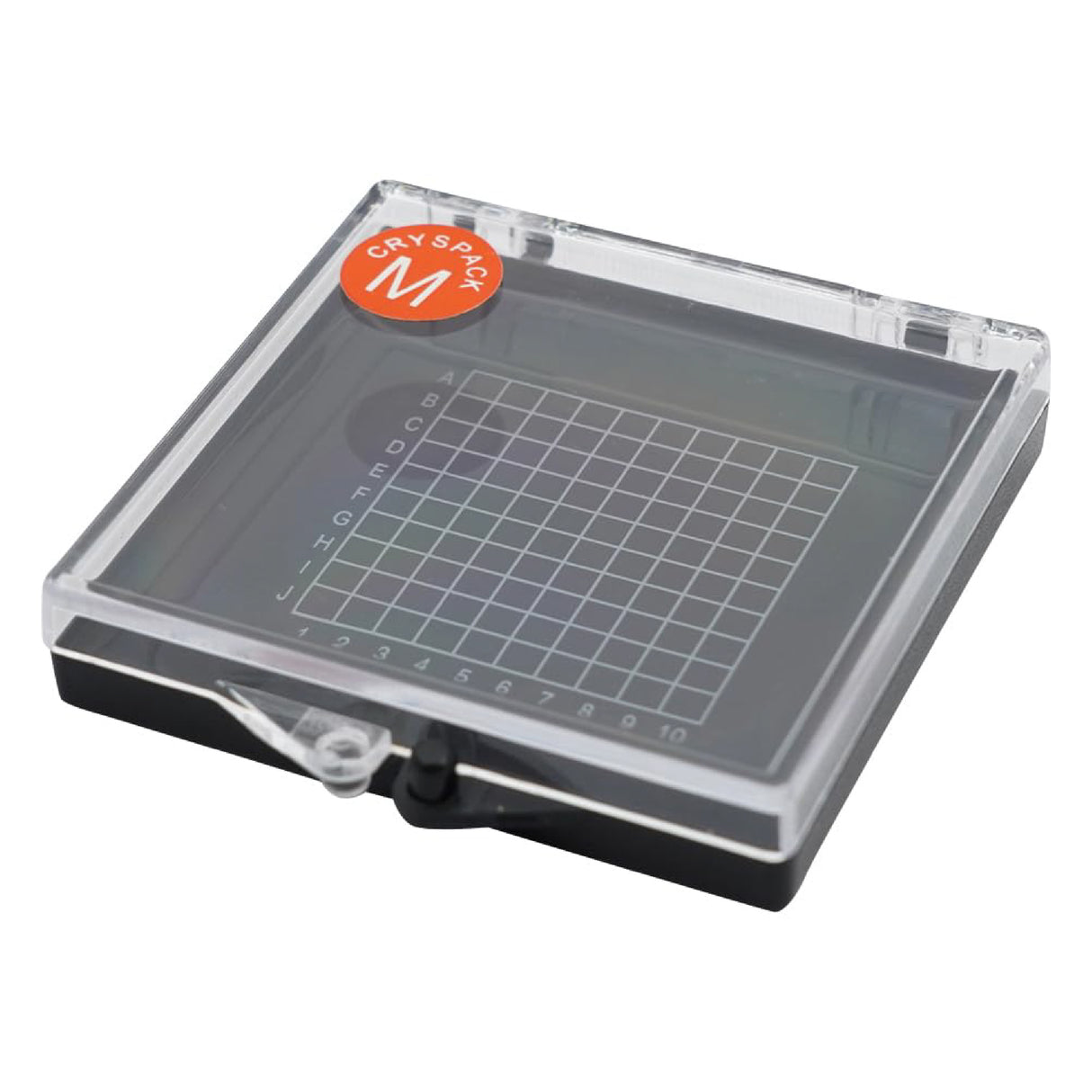GelBox CPKS7515 precision parts storage case, 75x55x15mm, 3x3mm grid, ABS body, conductive PS lid