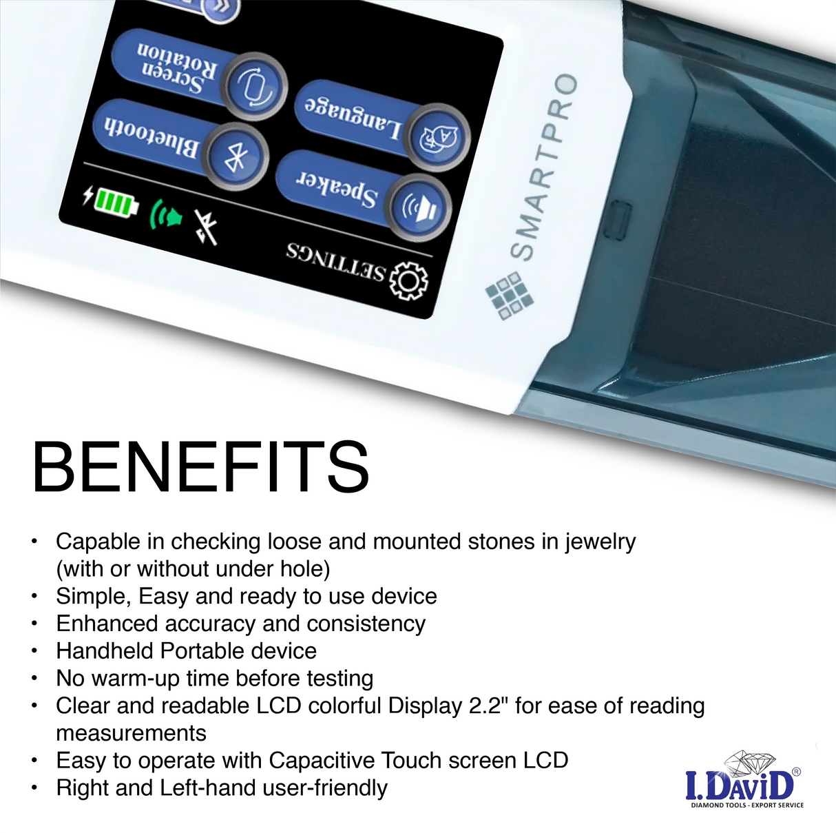 SmartPro MAX - 5 in 1 Diamond Tester
