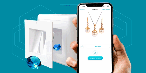 GemLightbox Pro – Smartphone Jewelry Photography Lightbox