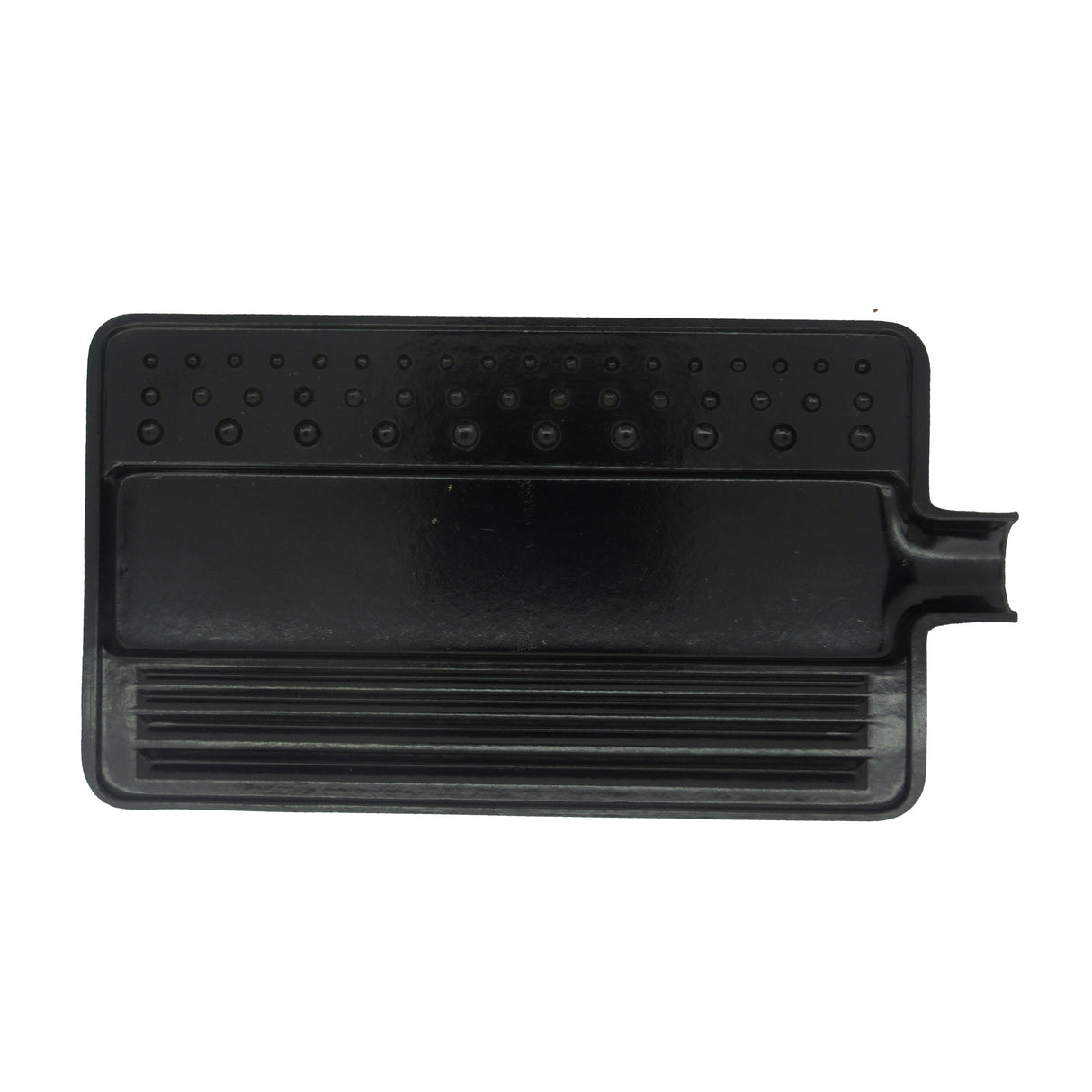 Black gemstone sorting tray for diamonds and small stones