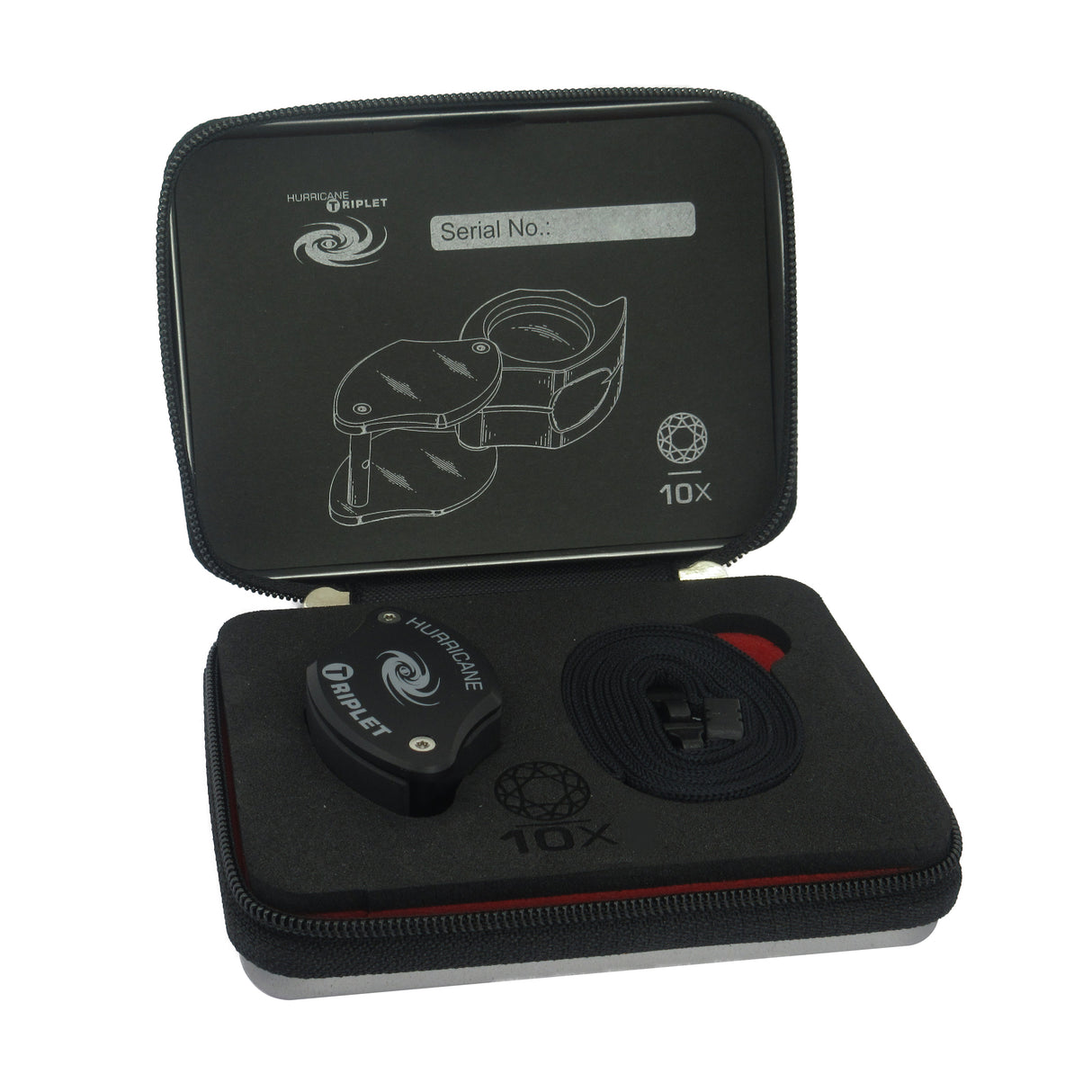 Professional gemstone inspection loupe with achromatic aplanatic optics