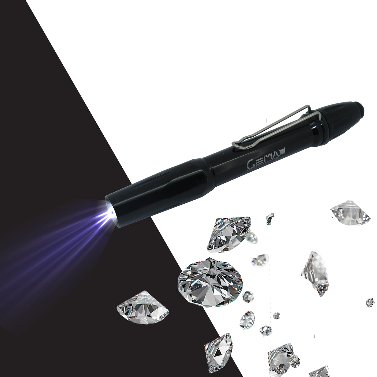Professional 365nm UV penlight for gemstone identification
