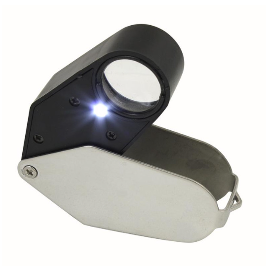Loupe with LED light