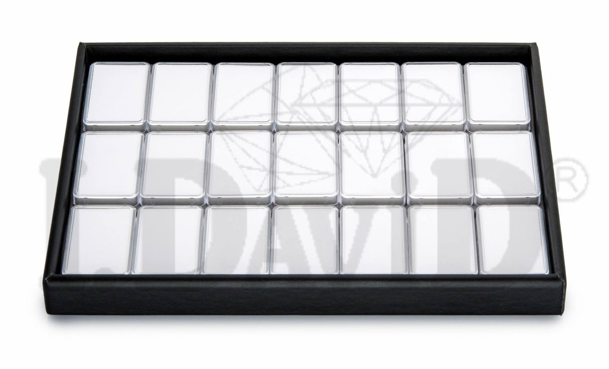 *NEW* Display Box With 21 Rectangular Boxes - Open