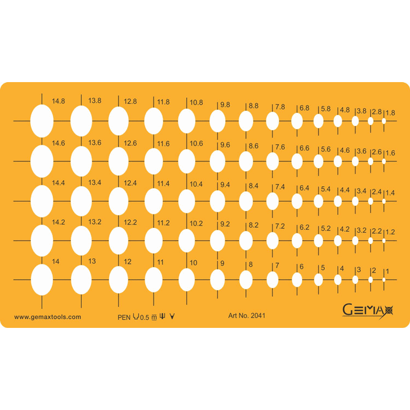 Jewelry Template - Mini OVAL - 2041