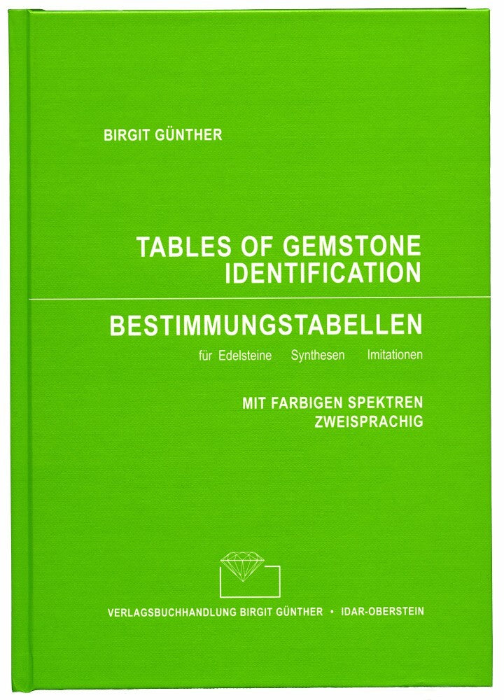 Tables of Gemstone Identification - Birgit Günther