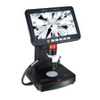 GEMAX Pro II-XL microscope photographing gemstones, digital microscope with HD screen for jewelry inspection