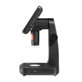 GEMAX Pro II-XL microscope photographing gemstones, digital microscope with HD screen for jewelry inspection
