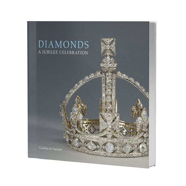 Diamonds: A Jubilee Celebration hardback book by Caroline de Guitaut, royal diamond jewellery illustrated, 120 pages