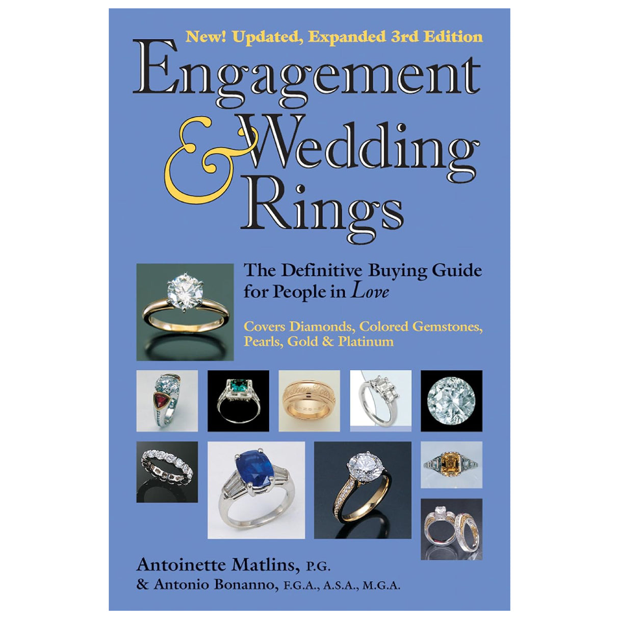 Engagement & Wedding Rings hardback book by Antoinette Matlins, 283 pages