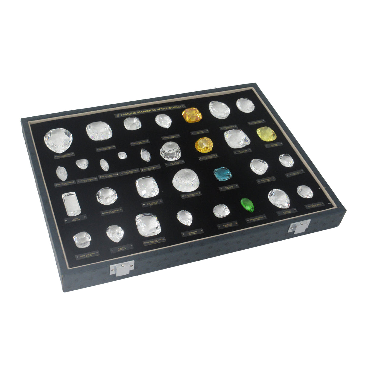 Original Famous Diamonds of the World luxury diamond display tray by iDavid