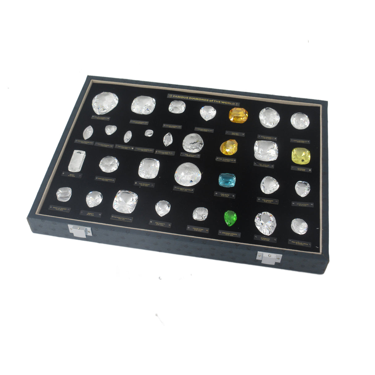 Original Famous Diamonds of the World luxury diamond display tray by iDavid