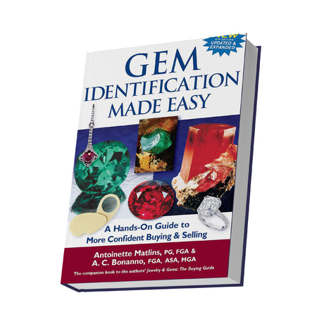 Gem Identification Made Easy hardback book by Antoinette Matlins, 378 pages, new condition
