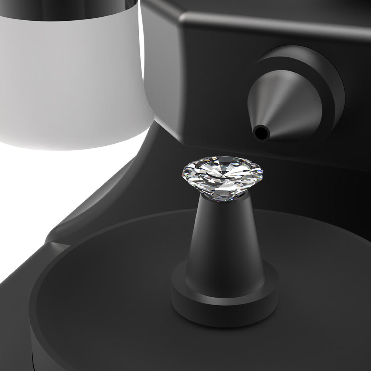 HAD diamond girdle inscription viewer with 4.2 inch LCD screen