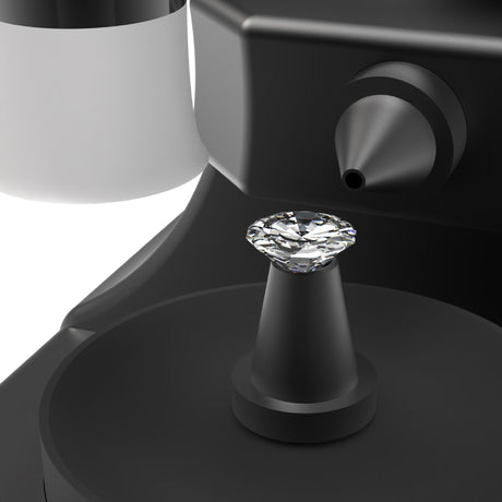 HAD diamond girdle inscription viewer with 4.2 inch LCD screen