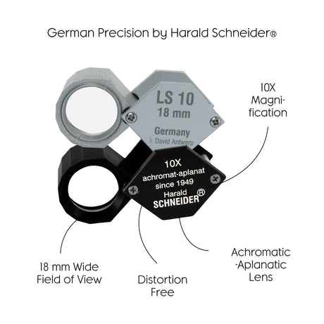 Harald Schneider LS10 10x professional diamond loupe