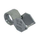 Professional 10x jeweller's loupe with achromatic-aplanatic optics
