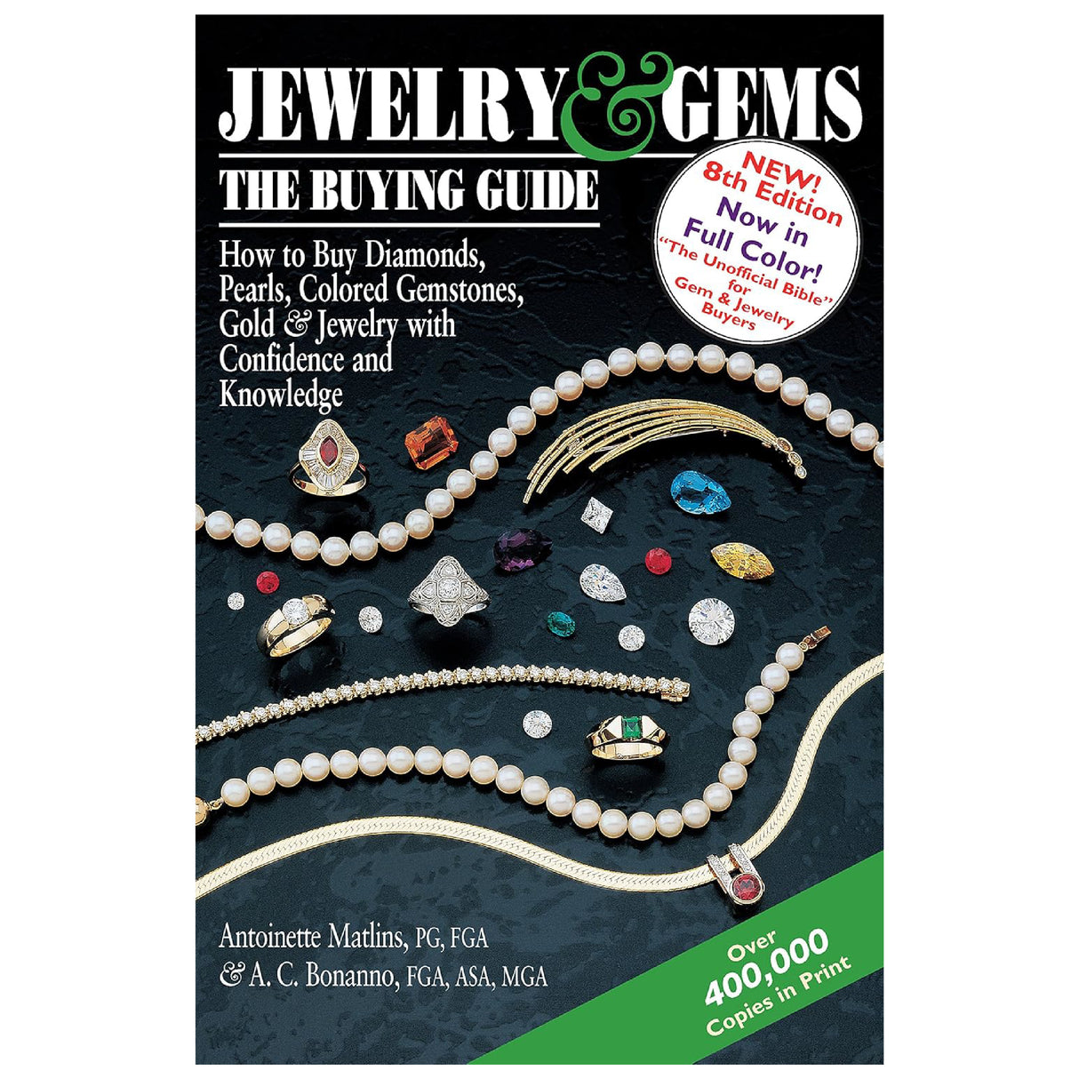 Jewelry & Gems The Buying Guide 8th Edition by Antoinette Matlins softcover jewelry buying reference book front