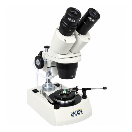 A.KRÜSS KSW4000 stereo gemstone microscope with LED dark-field illumination