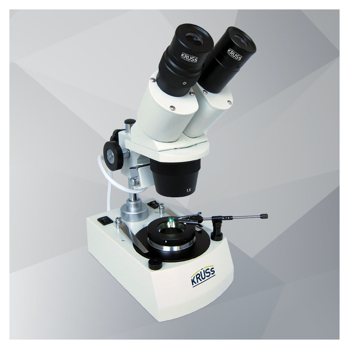 A.KRÜSS KSW4000 gemstone microscope with rotatable stone holder