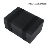 Leather Stock Keeping Boxes - Black
