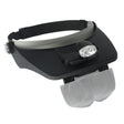 head mounted magnifying visor with LED light for watch repair and electronics work