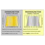 MagneticScreenScale magnetic measurement device for hidden tungsten inclusions