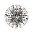 Premium round cut moissanite stone with brilliant sparkle