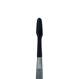 Jewelers tweezers with protective rubber coating