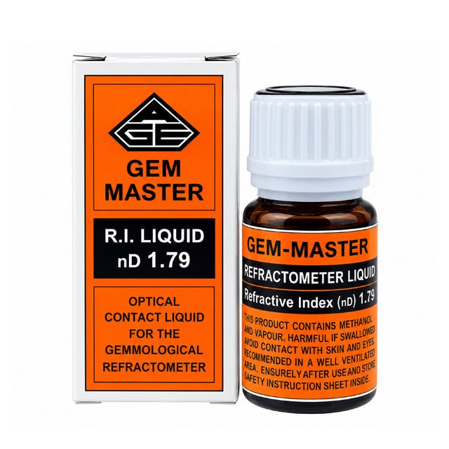 Gem Master refractive index fluid 1.79 for gemological refractometers