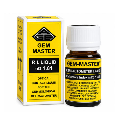 Gem Master refractive index fluid 1.81 for gemological refractometers